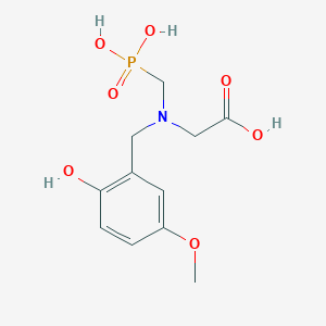 N-[(2-Hydroxy-5-methoxyphenyl)methyl]-N-(phosphonomethyl)glycine