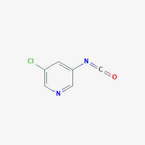 molecular formula C6H3ClN2O B1430955 3-Chloro-5-isocyanatopyridine CAS No. 1260672-74-9