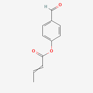 4-Formylphenyl but-2-enoate