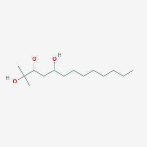 2,5-Dihydroxy-2-methyltridecan-3-one