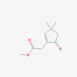 Methyl (3,3-dimethyl-5-oxocyclopent-1-en-1-yl)acetate