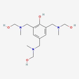 2,4,6-Tris{[(hydroxymethyl)(methyl)amino]methyl}phenol