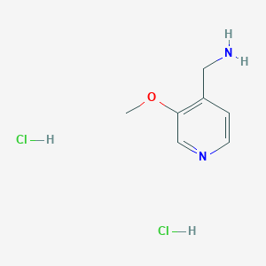 molecular formula C7H12Cl2N2O B1430960 (3-Methoxypyridin-4-yl)methanamine dihydrochloride CAS No. 1803567-09-0