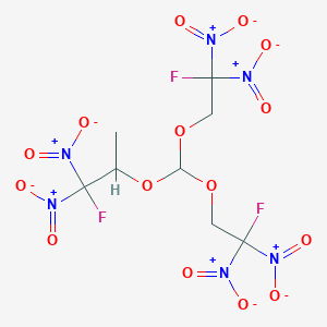 2-[Bis(2-fluoro-2,2-dinitroethoxy)methoxy]-1-fluoro-1,1-dinitropropane