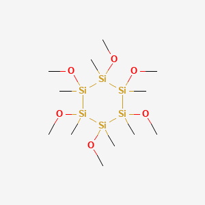 1,2,3,4,5,6-Hexamethoxy-1,2,3,4,5,6-hexamethylhexasilinane