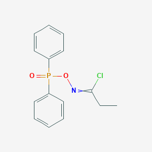 N-[(Diphenylphosphoryl)oxy]propanimidoyl chloride