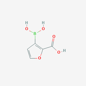 molecular formula C5H5BO5 B1430964 3-Boronofuran-2-carboxylic acid CAS No. 1799980-25-8