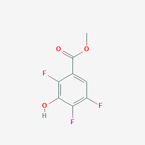 B143097 2,4,5-Trifluoro-3-hydroxybenzoic acid methyl ester CAS No. 137234-92-5