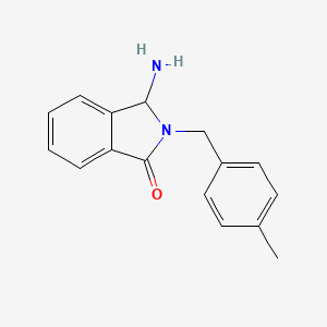 3-Amino-2-[(4-methylphenyl)methyl]-2,3-dihydro-1H-isoindol-1-one