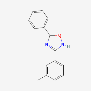 3-(3-Methylphenyl)-5-phenyl-2,5-dihydro-1,2,4-oxadiazole