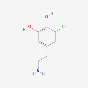 5-(2-Aminoethyl)-3-chlorobenzene-1,2-diol