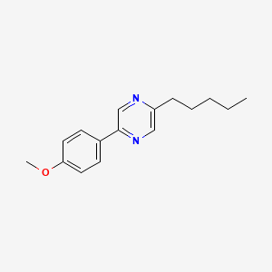 2-(4-Methoxyphenyl)-5-pentylpyrazine