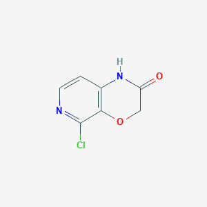molecular formula C7H5ClN2O2 B1430973 5-Chloro-1H-pyrido[3,4-B][1,4]oxazin-2(3H)-one CAS No. 1260811-66-2