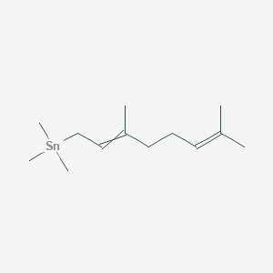 (3,7-Dimethylocta-2,6-dien-1-yl)(trimethyl)stannane