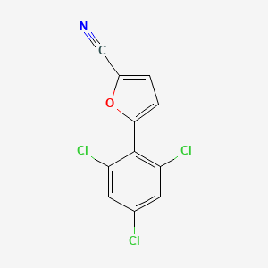 5-(2,4,6-Trichlorophenyl)furan-2-carbonitrile