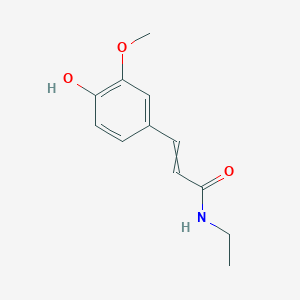 N-Ethyl-3-(4-hydroxy-3-methoxyphenyl)prop-2-enamide