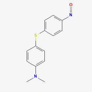 N,N-Dimethyl-4-[(4-nitrosophenyl)sulfanyl]aniline