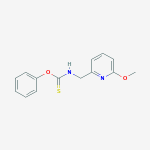 O-Phenyl [(6-methoxypyridin-2-yl)methyl]carbamothioate