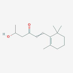 5-Hydroxy-1-(2,6,6-trimethylcyclohex-1-en-1-yl)hex-1-en-3-one