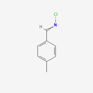 molecular formula C8H8ClN B14309876 N-[(4-Methylphenyl)methylidene]hypochlorous amide CAS No. 112129-05-2