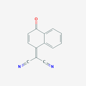 (4-Oxonaphthalen-1(4H)-ylidene)propanedinitrile