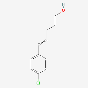 5-(4-Chlorophenyl)pent-4-en-1-ol