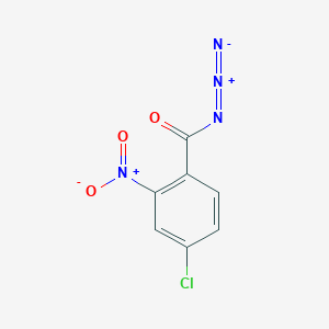 Benzoyl azide, 4-chloro-2-nitro-