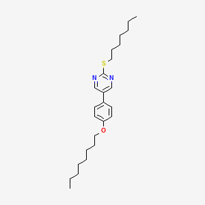 2-(Heptylsulfanyl)-5-[4-(octyloxy)phenyl]pyrimidine