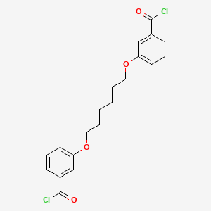 molecular formula C20H20Cl2O4 B14310269 3,3'-[Hexane-1,6-diylbis(oxy)]dibenzoyl chloride CAS No. 110589-12-3