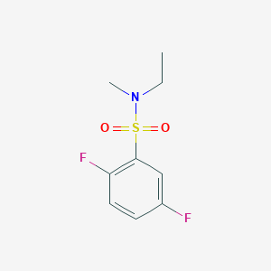 B1431028 N-ethyl-2,5-difluoro-N-methylbenzene-1-sulfonamide CAS No. 1443980-24-2