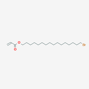 molecular formula C19H35BrO2 B14310285 16-Bromohexadecyl prop-2-enoate CAS No. 112231-61-5