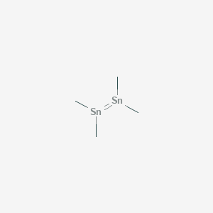 molecular formula C4H12Sn2 B14310332 Tetramethyldistannene CAS No. 117488-69-4