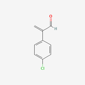 2-(4-Chlorophenyl)prop-2-enal