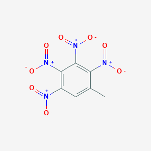 molecular formula C7H4N4O8 B14310472 Benzene, 1-methyl-2,3,4,5-tetranitro- CAS No. 117972-99-3