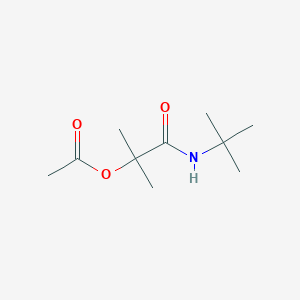 1-(tert-Butylamino)-2-methyl-1-oxopropan-2-yl acetate