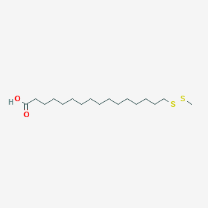 16-(Methyldisulfanyl)hexadecanoic acid