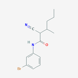 N-(3-Bromophenyl)-2-cyano-3-methylhexanamide