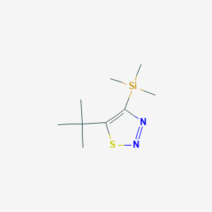 5-tert-Butyl-4-(trimethylsilyl)-1,2,3-thiadiazole