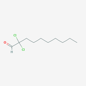 molecular formula C10H18Cl2O B14310581 Decanal, 2,2-dichloro- CAS No. 119450-43-0