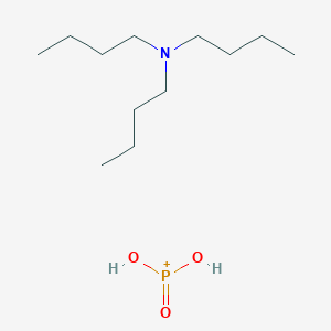 molecular formula C12H29NO3P+ B14310603 N,N-dibutylbutan-1-amine;dihydroxy(oxo)phosphanium CAS No. 116113-32-7