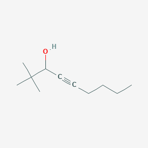 molecular formula C11H20O B14310672 2,2-Dimethylnon-4-YN-3-OL CAS No. 119352-77-1