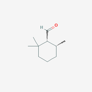 B143107 (1R,6R)-2,2,6-Trimethylcyclohexane-1-carbaldehyde CAS No. 146726-33-2