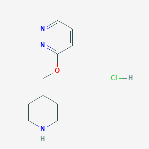 3-(Piperidin-4-ylmethoxy)pyridazine hydrochloride