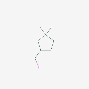 3-(Iodomethyl)-1,1-dimethylcyclopentane