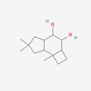 6,6,7b-Trimethyldecahydro-1H-cyclobuta[e]indene-3,4-diol