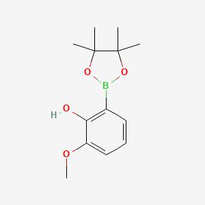 2-Methoxy-6-(4,4,5,5-tetramethyl-1,3,2-dioxaborolan-2-YL)phenol