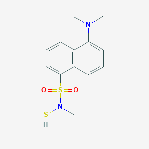 5-(Dimethylamino)-N-ethyl-N-sulfanylnaphthalene-1-sulfonamide