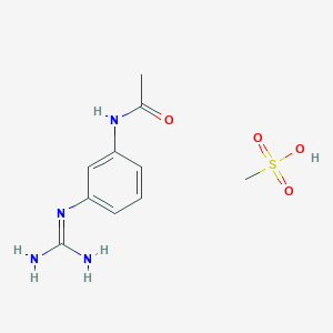 B1431103 N-(3-[[Amino(imino)methyl]amino]phenyl)acetamide methanesulfonate CAS No. 1426290-81-4