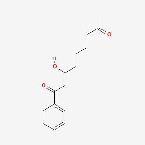 3-Hydroxy-1-phenylnonane-1,8-dione