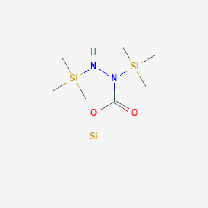 Trimethylsilyl 1,2-bis(trimethylsilyl)hydrazine-1-carboxylate